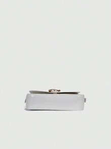 Borland 红色复古风格性感女士皮革方形包，手提包，腋下包，斜挎包，配有可拆卸双肩带，适合女孩、女士、学生、上班族、通勤、上学