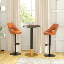 HOMCOM Bar Tables - Negro - Ver 1