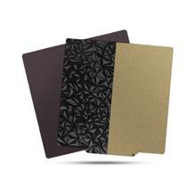 3d Printer Build Plate With Dual Sided Pei And Peo Magnetic Plate, Including Soft Magnetic Spring, Voron Platform Sticker In Various Sizes To Prevent Edge Curling - Black - View 6