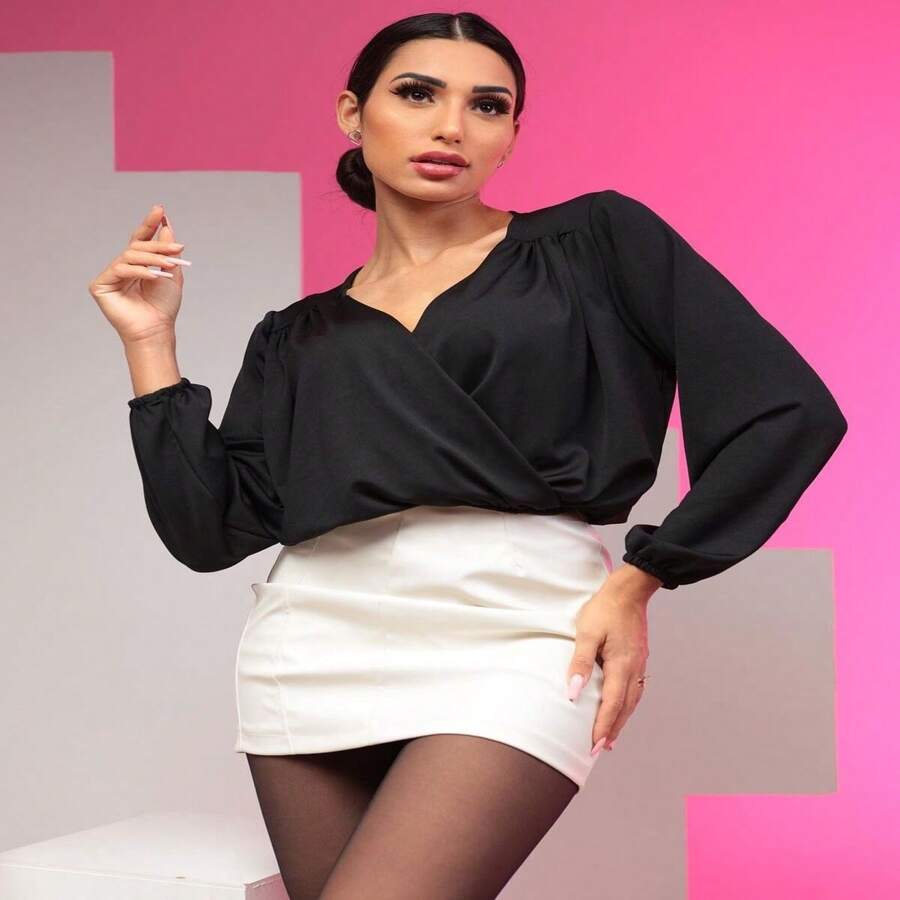 Women Blouses - màu đen - Xem 1