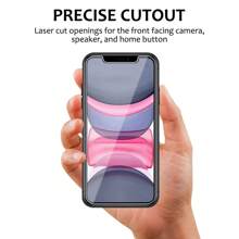 3 Stücke HD gehärtetes Glas Bildschirmschutz kompatibel mit iPhone 6/7/8/X/XS/XS MAX/XR/11/12/13/14/15/SE/PLUS/PRO/PRO MAX/MINI