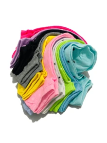 10雙女性水玉運動襪,透濕舒適 - 彩色 - 查看 2