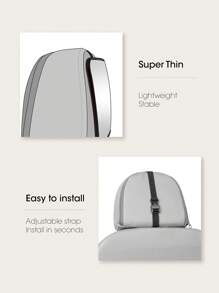 1pc Square Baby Car Mirror - Black - View 4