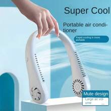 haoss Hands-Free Fan Necklace Portable Neck Fan With 3 Speeds For Outdoor Sports, Traveling, Office, Home Use
