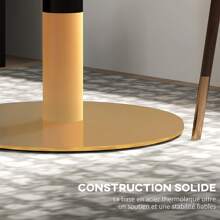 HOMCOM Bar Tables - Negro - Ver 6