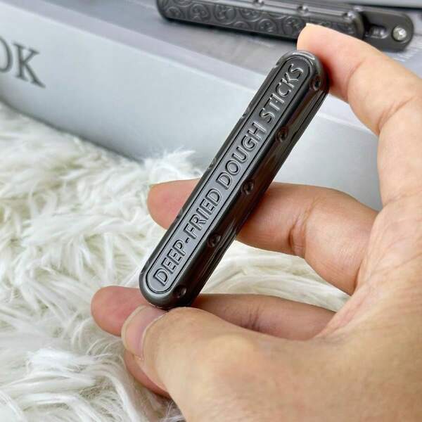 Juguetes antiestrés de deslizadores Fidget EDC, juguetes Fidget para adultos con rotación de presión/empuje de metal, juguete Fidget casual para TDAH con moneda háptica
