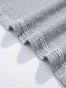 1set Men Plaid Pattern Contrast Color Trimmed Long Sleeve Top And Pants Homewear Suit For Spring/Autumn, Breathable And Sweat-Absorbing, Fall Winter Clothes