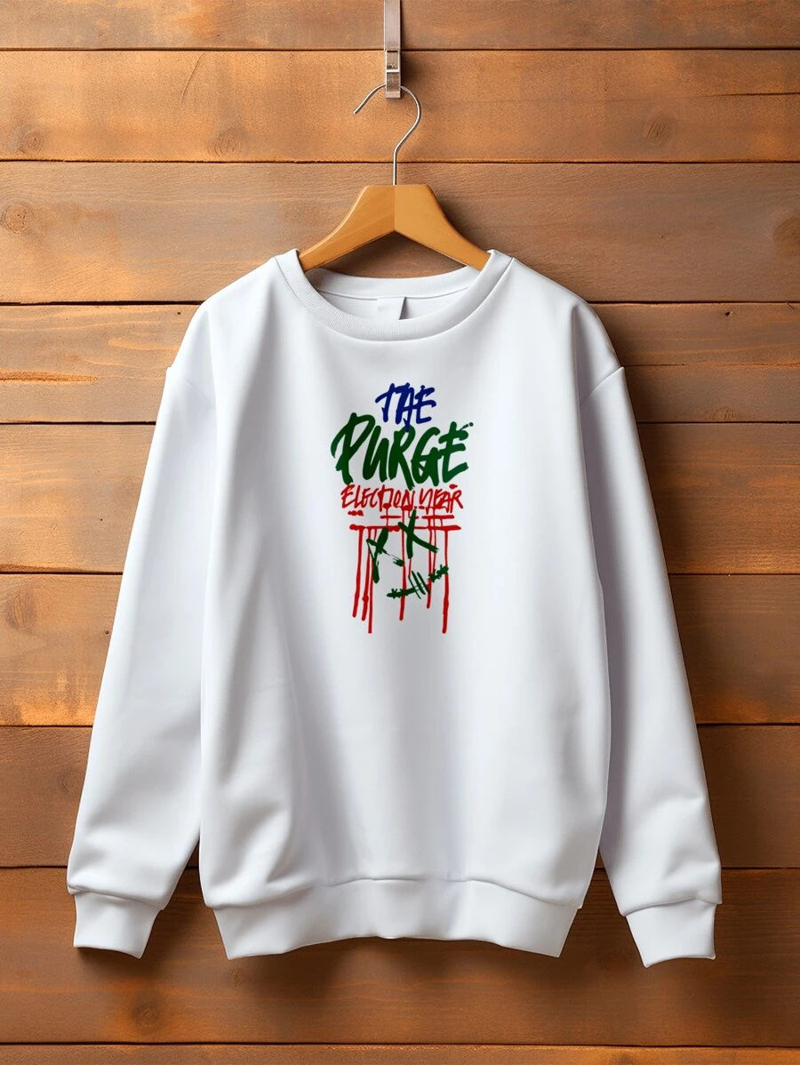 Men Sweatshirts - 白色 - 查看 1