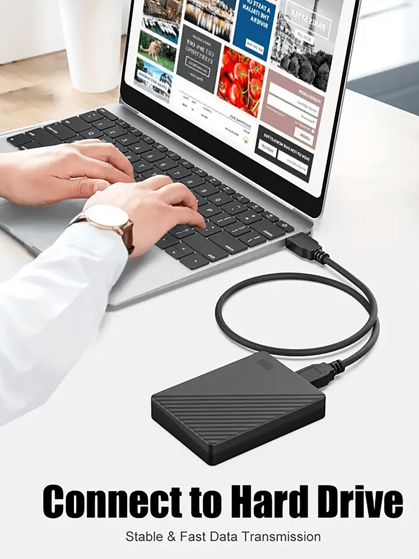 Data Transfer USB Male To Male Super High Speed Transfer Cable For