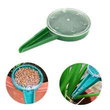 1pc Home Garden Seed Planter And Fertilizer Spreader For Flowers And Vegetables With 5 Adjustable Positions - Dark Green - View 5