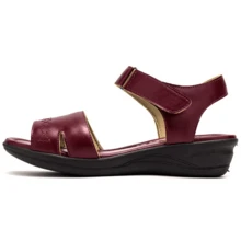 Women Platforms & Wedge Sandals - 紅木色 - 查看 1