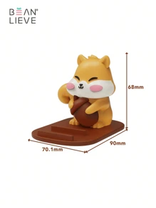Cute Squirrel Design Phone Holder, Desk Decoration - Brown - View 6