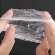 100pcs Waterproof Ear Covers - Keep Ears Safe & Dry During Bathing, Hair Dying & Salon Visits! - Clear - View 4
