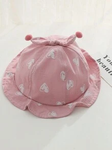 1頂小童漁夫帽,適用於春夏季,可愛多變的帽子,適合嬰幼兒 - 淡紫色 - 查看 2
