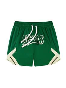 veidoorn 1 Pc Sports Shorts, Men Women Casual Breathable Drawstring Shorts For Summer Running, Basketball, Activities, Fitness, Beach