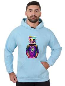 Men Sweatshirts - Màu xanh nhạt - Xem 1