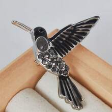 1 件韩式个性可爱卡通动物胸针，小鸟图案领针派对徽章 - 彩色 - 查看 7