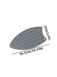 1 片可折叠硅胶熨烫垫，多功能硅胶熨烫垫，适用于熨衣板，耐热垫，硅胶耐热熨烫垫，防滑垫，加厚隔热垫，适用于家庭洗衣、返校用品、居家旅行配件 - 灰色 - 查看 4