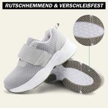 Women Walking Shoes - Light Grey - View 3