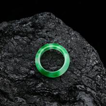Green Jade Ring For St. Patrick's Day Women And Men's Party Girls Holiday Gift - Green - View 8