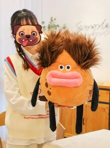 1pc Cute Potato Plush Toy, Funny Decompression Birthday Gift Home Decoration Ornament - Brown - View 2