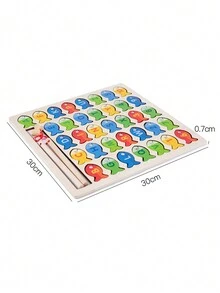 兒童字母磁力釣魚認識數字穿珠早教教具親子遊戲2-6歲男女孩