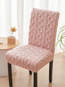 1 Miếng Dày lên Bao ghế Đối với Nhà  , Có thể điều chỉnh Bọc Ghế ăn Với chân váy , 4 phổ cập , Chống bụi Và , Thích hợp Đối với Ghế , , - Hồng - Xem 2