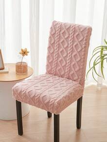 1 Miếng Dày lên Bao ghế Đối với Nhà  , Có thể điều chỉnh Bọc Ghế ăn Với chân váy , 4 phổ cập , Chống bụi Và , Thích hợp Đối với Ghế , , - Hồng - Xem 4