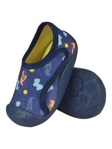 Tenis meia infantil menino Calce facil confortavel - Azul Marinho - Visão 1