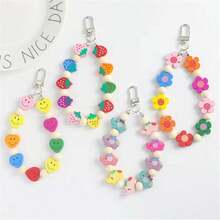 1 Miếng Nhiều màu Bằng gỗ Kết cườm Móc chìa khóa Đối với phụ nữ Với Dễ thương Con voi , Hoa Hướng dương & Thiết kế hoa , Cũng có thể sử dụng Như Vòng đeo tay Hoặc Túi quyến rũ - Nhiều màu - Xem 7