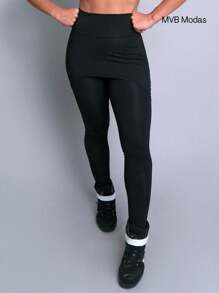 MVB Modas Women Leggings - Preto Liso - View 1