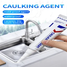 1 件塑鋼膩子美化縫,防水,防黴,廚房,浴室,衛生間,防水膠,用於封邊、修補、填充、止漏 - 白色的 - 查看 1
