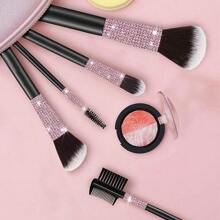 Tira Adhesiva De Diamantes De Imitación De Cristal, Adhesivo De Brillo, Rollo De Diamantes De Imitación Con Diamantes De Imitación De 2 Mm Para Manualidades - Rosa - Ver 2