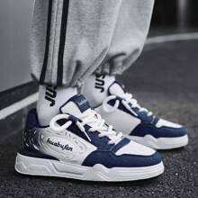 New Arrival Men's Thick Sole Gradient Color Platform Sneakers Sporty Casual Shoes, Fashion, All-Match - Blue - View 5