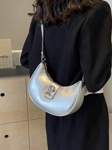 Fashion & Vintage Style Versatile Gift For Students, Teachers, Light And Portable Letter, Y2k, Punk Commuting Bag Gift Shoulder/Armpit Bag