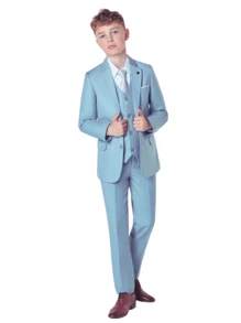 Men Suits - Baby Blue - View 1