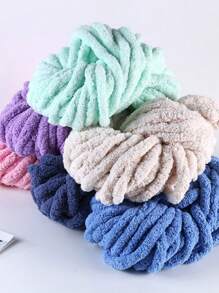 1根粗紗陽織毯線,超級厚實手工編織,25m長度,單股線,適合編織圍巾、帽子、靠墊、毯子等等. - 灰色 - 查看 6