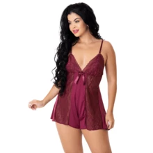 Women Rompers - 적갈색 - 보기 2