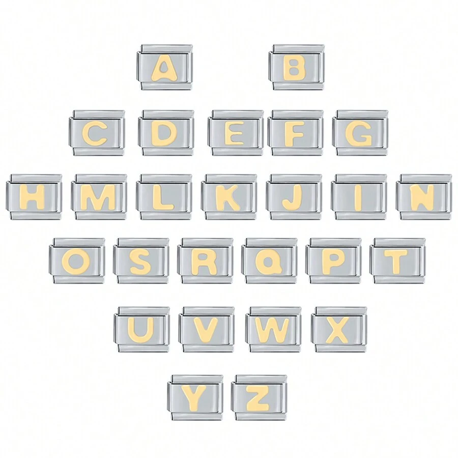 1 Miếng Thư vàng Truyền thống Cổ điển Kiểu Đồ treo Vòng tay Thủ công Vòng tay Liên kết DIY Làm Retro Phụ kiện