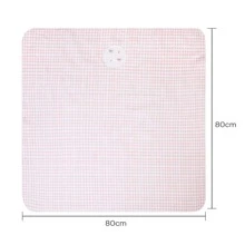 Chăn cho trẻ sơ sinh và trẻ em - Màu Hồng baby - Xem 3