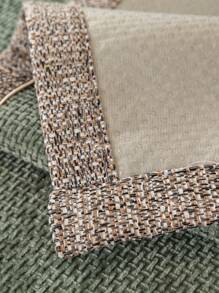 1pc All Season Sofa Cushion Cover, Chenille Dust-Proof Dirt-Resistant Seat Pad, Modern Simple Non-Slip Sofa Blanket, Grey Dust-Proof Dirt-Resistant Slipcover, Machine Washable - Green - View 11