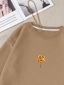 Women Sweatshirts - Beige - View 2