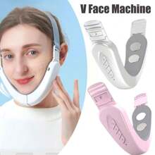 V-Shaped Face Instrument Intelligent V-Face Beauty Instrument Facial Massager - Pink - View 1