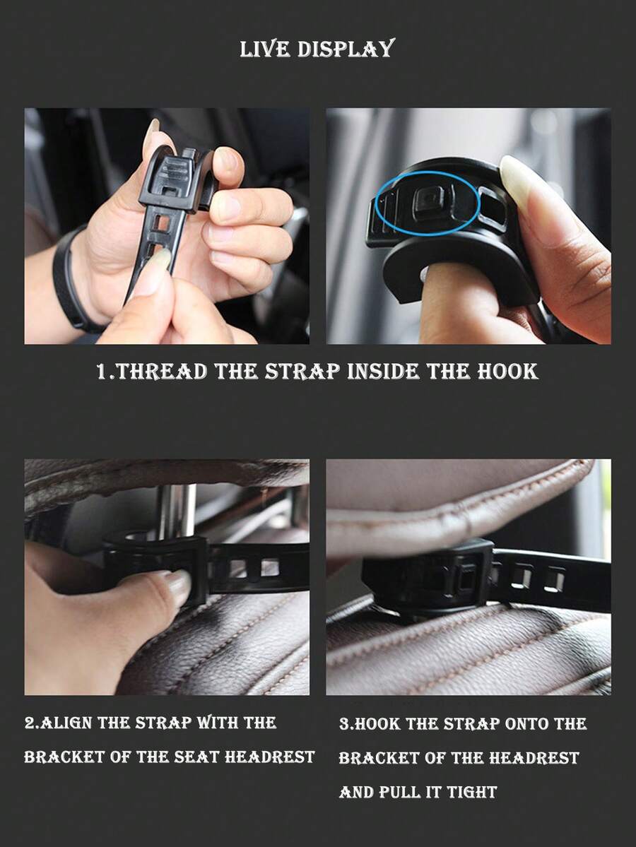 Car Dining Tray MultiFunctional CarMounted Rear Seat Dining Table