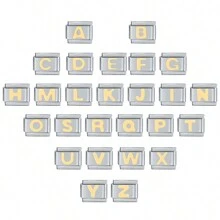 1 Miếng Thư vàng Truyền thống Cổ điển Kiểu Đồ treo Vòng tay Thủ công Vòng tay Liên kết DIY Làm Retro Phụ kiện - Vàng - Xem 12