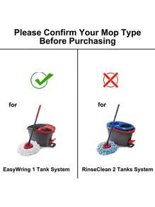 FoBianJie 2/3/6 Piezas De Cabezales De Recambio De Mopa De Microfibra, Cabezales De Repuesto De Mopa Rellenable, Paño De Recambio Para Mopa Lavable Y Duradero, Cabezal De Mopa De Eliminación De Polvo, Uso En Seco Y Húmedo, Fácil De Limpiar, Suministros De Limpieza, Suministros Escolares - multicolor - Ver 2