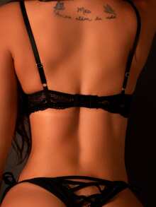 Women Sexy Bodysuits - màu đen - Xem 6