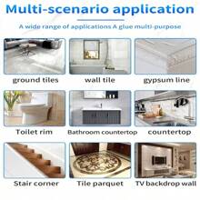 1 件塑鋼膩子美化縫,防水,防黴,廚房,浴室,衛生間,防水膠,用於封邊、修補、填充、止漏 - 白色的 - 查看 5