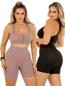 Women Sports Sets - màu đen - Xem 1