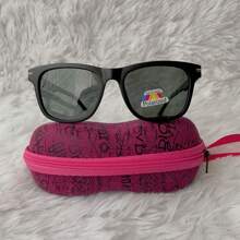 男性太陽眼鏡，夏季休閒戶外防曬，絕佳送禮好物 - 黑色 - 查看 4